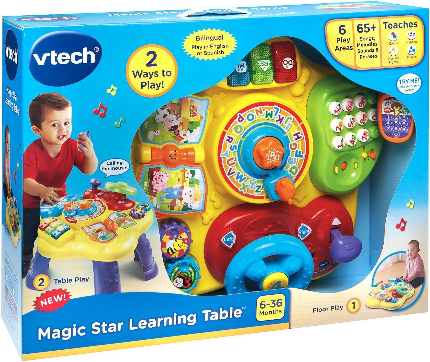 Magic Star Table VTech Magic Star Learning Table (Frustration Free Packaging), Yellow ...