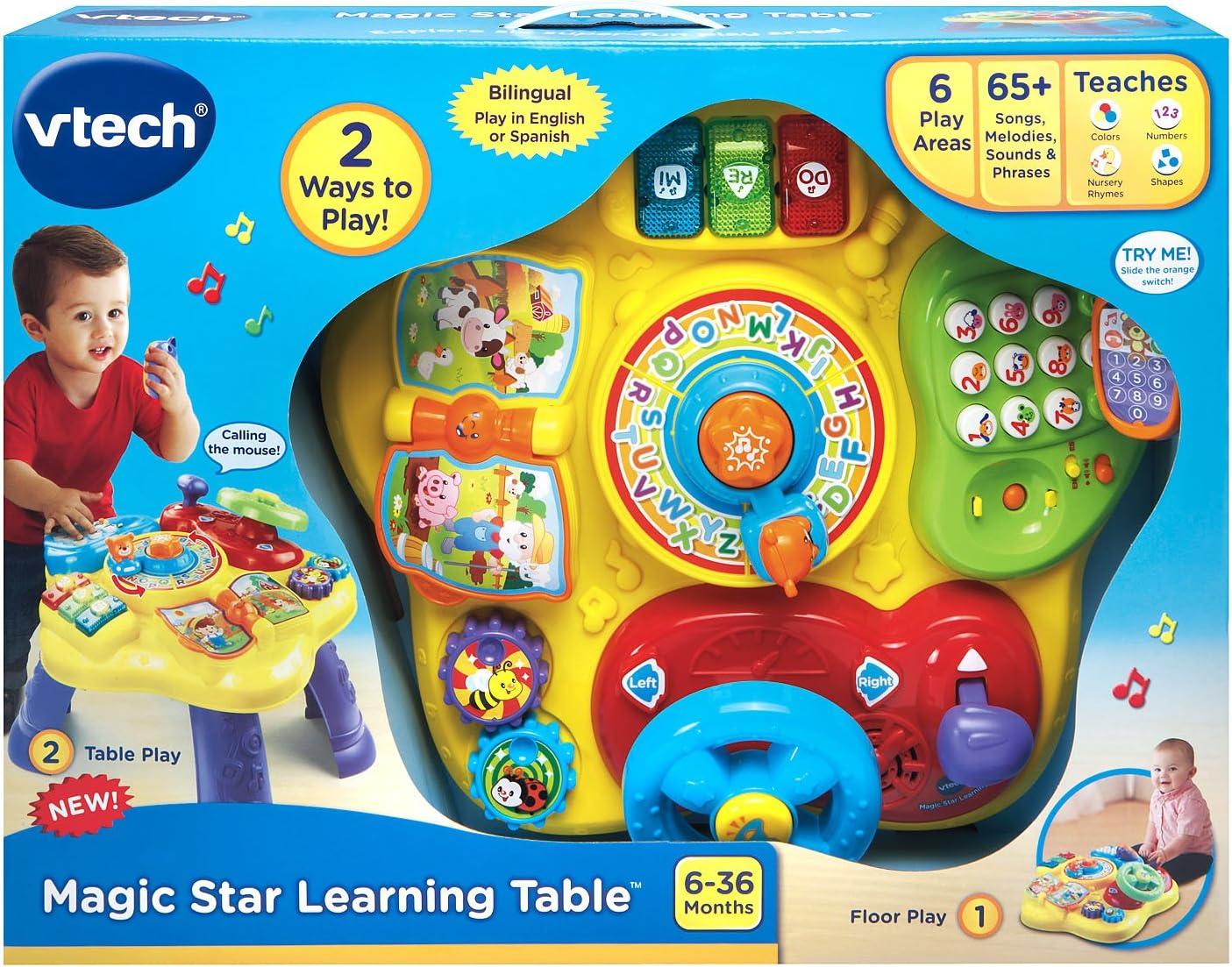 Magic Star Table VTech Magic Star Learning Table (Frustration Free Packaging), Yellow ...