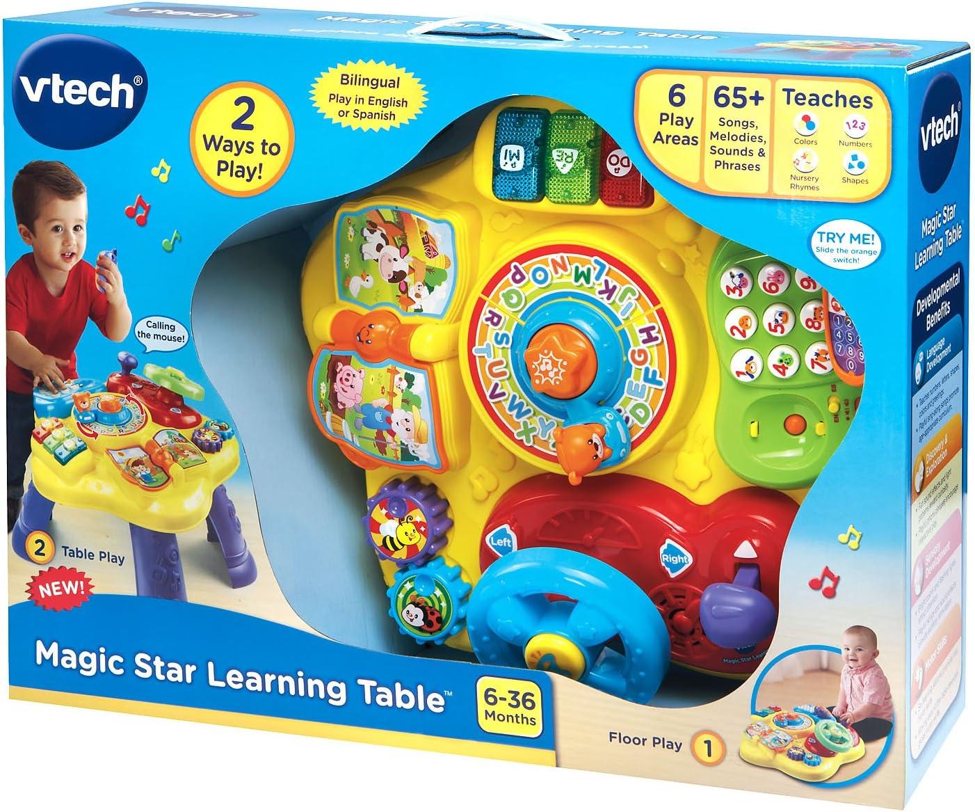 Magic Star Table VTech Magic Star Learning Table (Frustration Free Packaging), Yellow ...