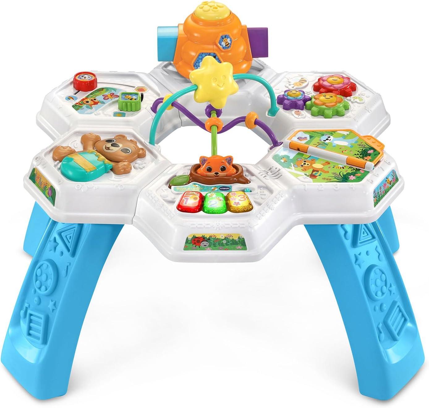 Vtech Interactive Table VTech Buzz and Learn Activity Table with Seven Interactive Play Zones ...