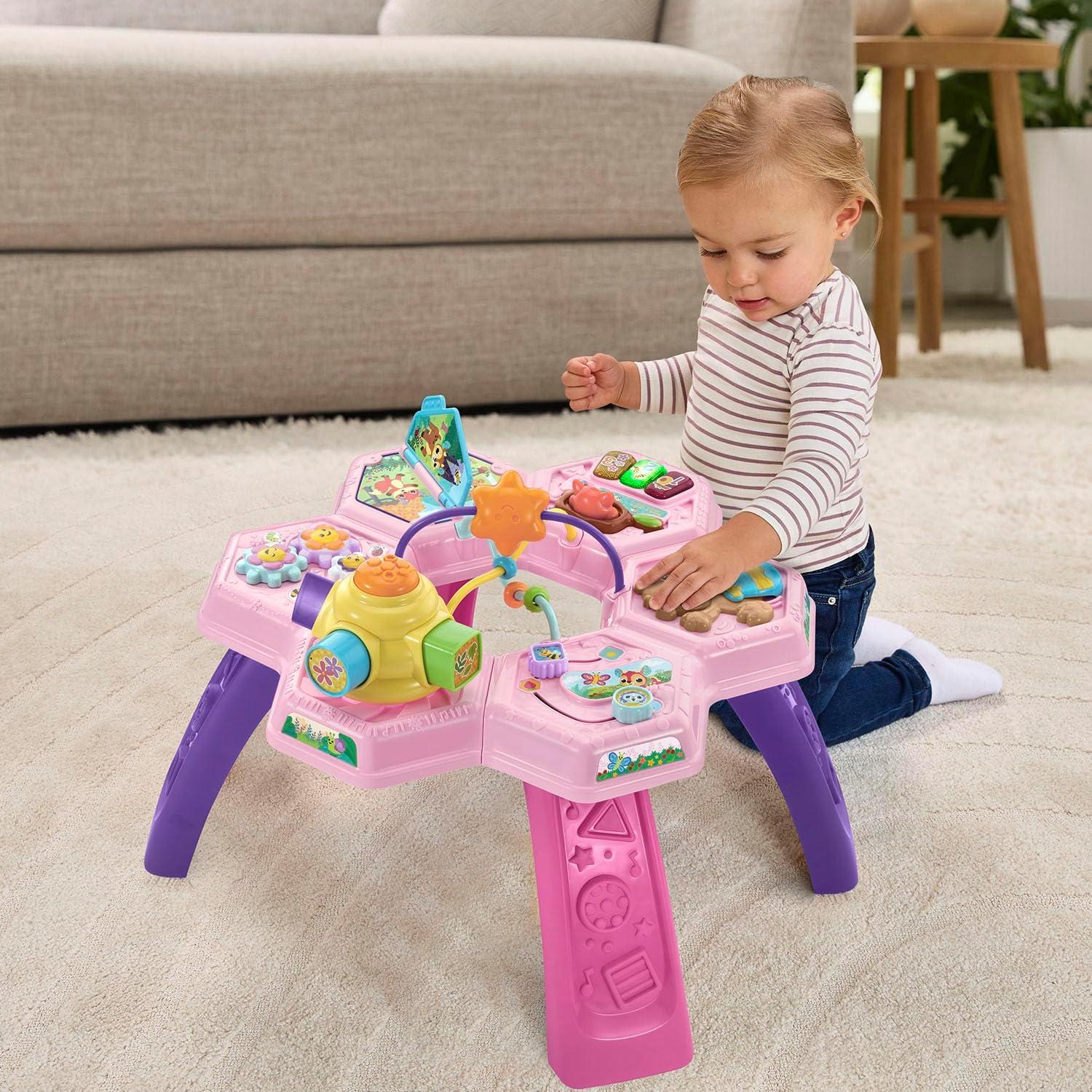 Vtech Interactive Table VTech Buzz and Learn Activity Table with Seven Interactive Play Zones ...
