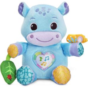 image:imageVTech Baby HugaHippo Musical Plush Toy with Lights and Textures Blue