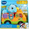 image:imageVTech Learn and Rescue Elephant Truck Pull Toy with Plush Elephant