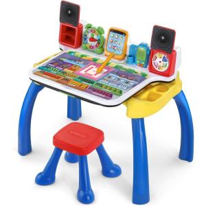 image:imageVTech Explore and Write Deluxe Activity Desk Frustration Free Packaging PinkBlue