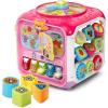 image:imageVTech Sort and Discover Activity Cube Frustration Free Packaging RedPink