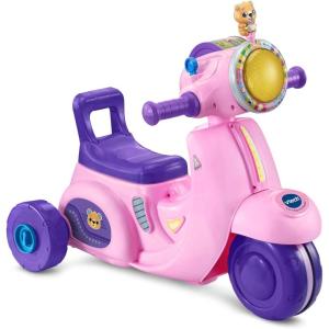 image:imageVTech 2in1 Map and Go Scooter for Toddlers RedPink