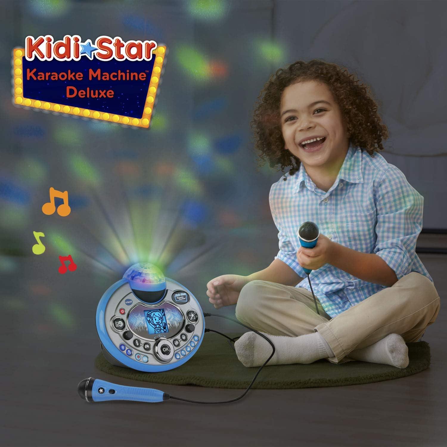 VTech Kidi Star Karaoke Machine Deluxe, 2 Microphones with AC Adapter ...