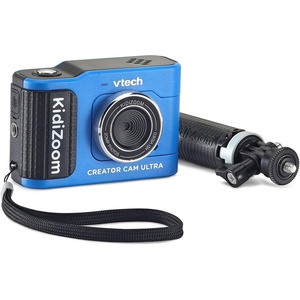 image:imageVTech KidiZoom Creator Cam Ultra  Rechargeable Camera with Tripod BlueBlue